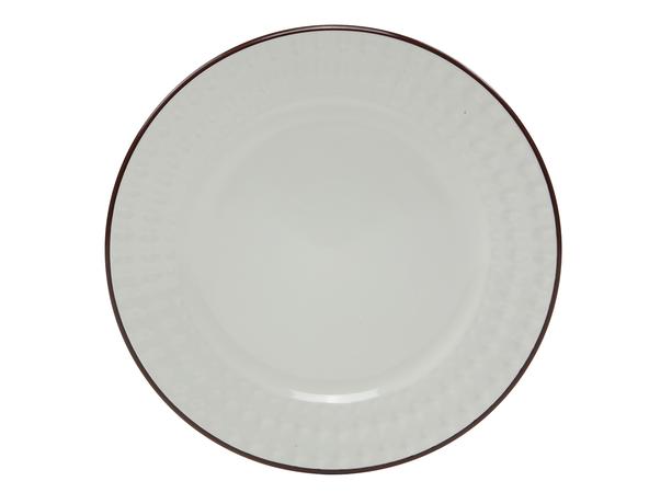 HIT Keramický dezertný tanier ROMA 19cm biely