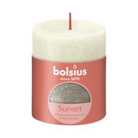 Rustikálna sviečka 8cm BOLSIUS perleťová šamp...