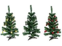 Vianočné dekorácie 20 LED guličky stromček 60 cm