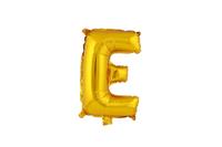 Balónik písmenko "E" TORO 30cm zlatá