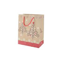 Papierová vianočná darčeková taška Toro 23 x 18 x 10 cm assort