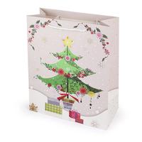 Papierová vianočná dárčeková taška TORO 32x26...