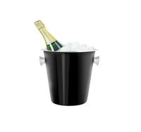 Nerezová chladiaca nádoba na šampanské a víno TORO 22cm čierna