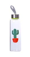 Sklenená fľaša s viečkom TORO 390ml Kaktus MI...