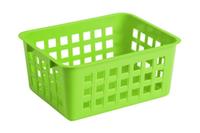 Košík mini, plast, svetlo zelený