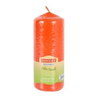 Neparfumovaná sviečka Provence 16 cm oranžová