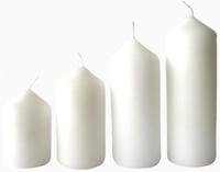Adventná sviečka ø4m PROVENCE 4 velikosti biela