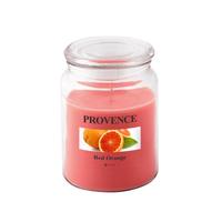 Vonná sviečka v skle PROVENCE 95 hodín červený pomaranč