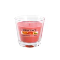 Vonná sviečka v skle Provence 140 g, červený pomaranč