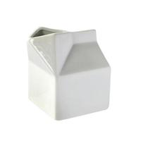 Mliekovka v tvare škatule, porcelán