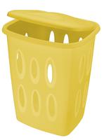 Plastový kôš na špinavú bielizeň TONTARELLI 45l žltý