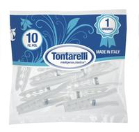 Plastové štipce na bielizeň TONTARELLI Supermollet 10ks