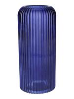 Sklenená váza NORA 20cm modrá