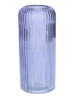 Sklenená váza NORA 20cm levanduľa