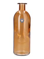 Sklenená váza fľaša WALLFLOWER 20,5cm terra