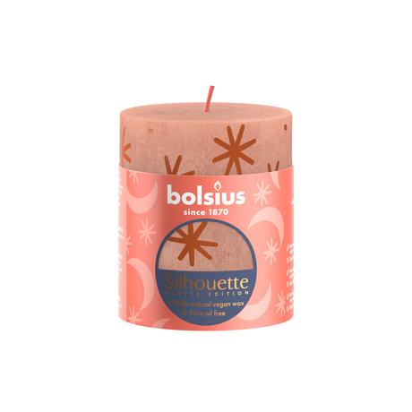 Bolsius Rustikálna sviečka 8cm BOLSIUS krémový karamel