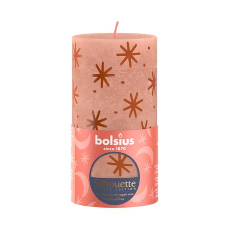 E-shop Bolsius Rustikálna sviečka 13cm BOLSIUS krémový karamel
