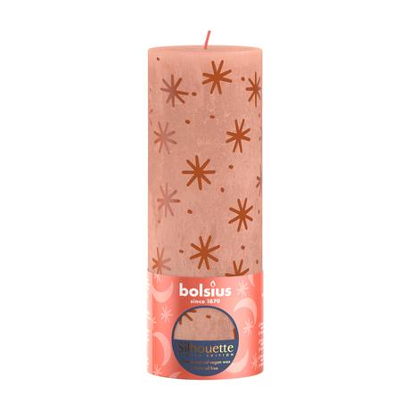 E-shop Bolsius Rustikálna sviečka 19cm BOLSIUS krémový karamel