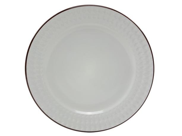 HIT Keramický plytký tanier ROMA 28cm biely