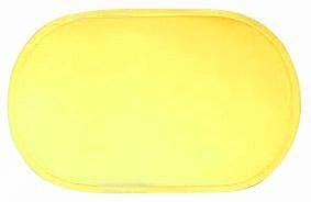 Plastové prestieranie ovál TORO 29x44cm žlté