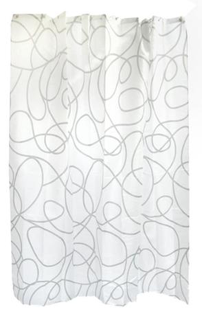 Sprchový záves textilný 180 x 180 cm