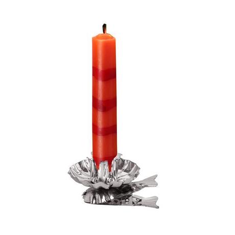 TORO Držiak sviečok na stromček, 10 ks, strieborný