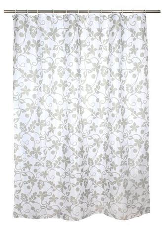 E-shop TORO Sprchový záves, polyester, 180 x 180 cm, motív kvety