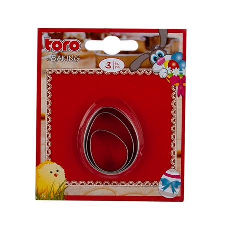 E-shop TORO Vykrajovač na veľkonočné pečivo 3ks TORO vajíčko
