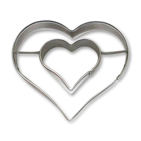 E-shop TORO Vykrajovač na cukrovinky TORO 6cm srdce - srdce