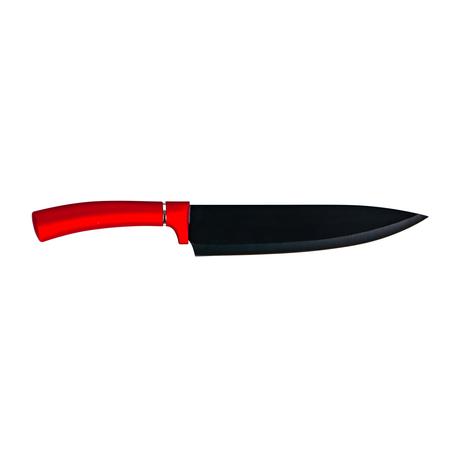 E-shop KITCHISIMO Kuchársky nôž KITCHISIMO Rosso nepriľnavý povrch