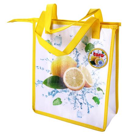 E-shop TORO Termo taška na zips TORO 32x27x13cm citrón