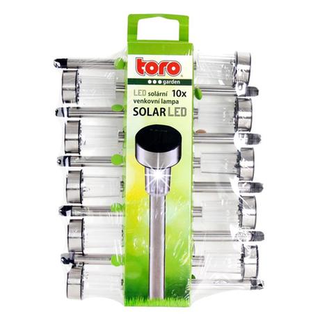 E-shop TORO Solárne vonkajšie LED svetlo TORO 10ks