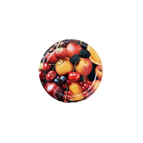 E-shop TORO Viečko Twist na zaváracie poháre 10 ks, 66 mm, motív ovocie
