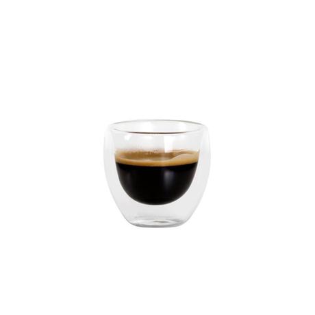 E-shop TORO Sklenený hrnček Espresso TORO dvojité borosilikátové sklo 100ml