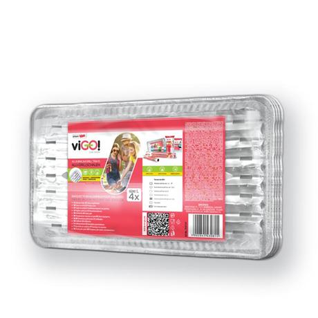 E-shop VIGO Grilovacie tácky Quickpack, 4 ks