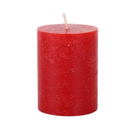 Provence Rustikálna sviečka 10cm PROVENCE červená