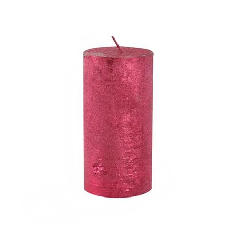 Provence Rustikálna sviečka 12cm PROVENCE červená