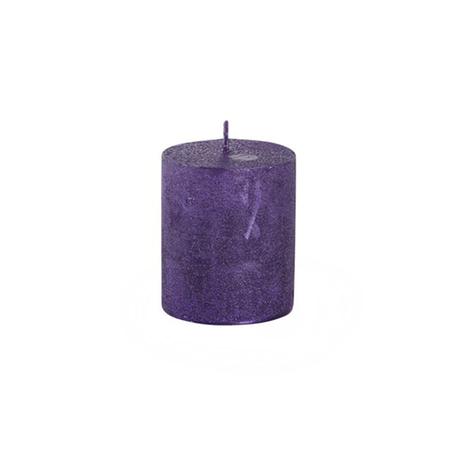 Provence Rustikálna sviečka 7cm PROVENCE fialová