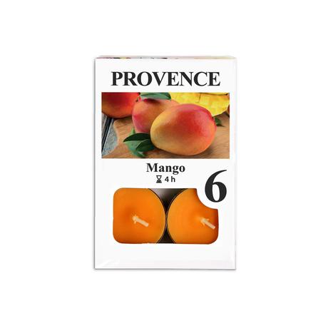 E-shop Provence Čajová sviečka PROVENCE 6ks mango