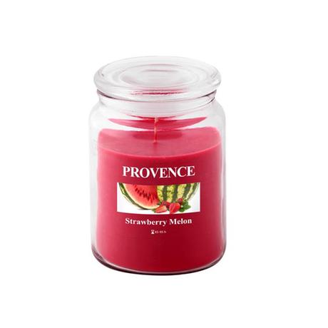 Provence Vonná sviečka v skle PROVENCE 95 hodín jahoda a melón