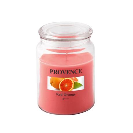 Provence Vonná sviečka v skle PROVENCE 95 hodín červený pomaranč