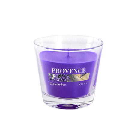 Provence Vonná sviečka v skle PROVENCE 35 hodín levanduľa