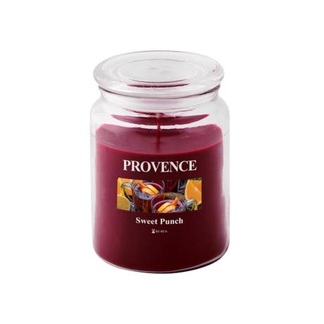 Provence Vonná sviečka v skle PROVENCE 95 hodín sladký punč