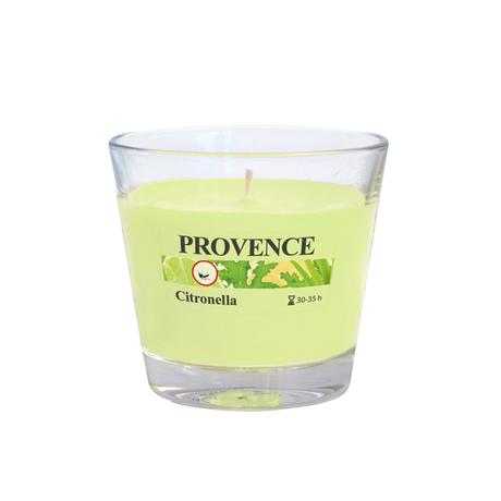 Provence Vonná sviečka v skle PROVENCE 35 hodín citronela