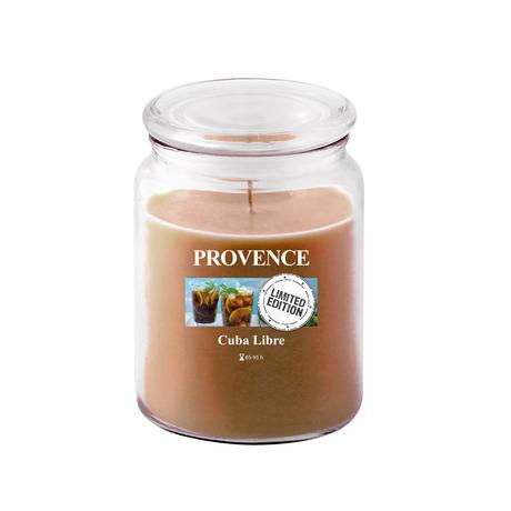 E-shop Provence Vonná sviečka v skle PROVENCE 95 hodín cuba libre