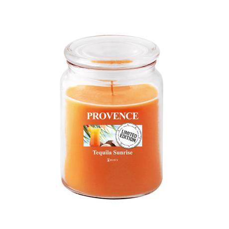 E-shop Provence Vonná sviečka v skle PROVENCE 95 hodín tequila sunrise