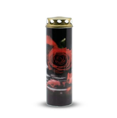 TORO Náhrobná sviečka 225 g červená ruža