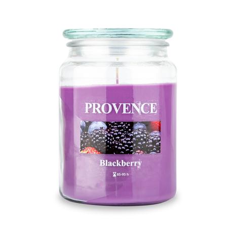 E-shop Provence Vonná sviečka v skle PROVENCE 95 hodín černica