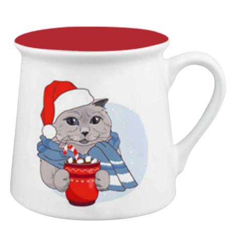E-shop TORO Vianočný keramický hrnček TORO 310ml mačka