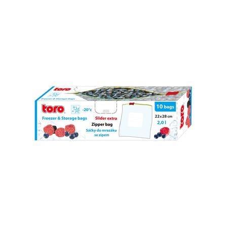 E-shop TORO Potravinové vrecká na zamrazovanie Toro 10 ks 2 l